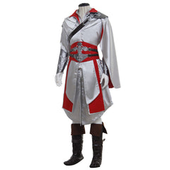 Stylish Halloweez Cosplay Costume - Ezio Assassin, Connor Sweater, Pants, Coat Ensemble for Roleplay - Halloweez