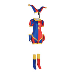 The Amazing Digital Circus Pomni Cosplay Costume - Perfect for Fans and Collectors - Halloweez