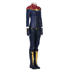 Halloweez Ms Marvel Kamala Khan Battle Suit Halloween Cosplay Costume Set for Enthusiasts - Halloweez