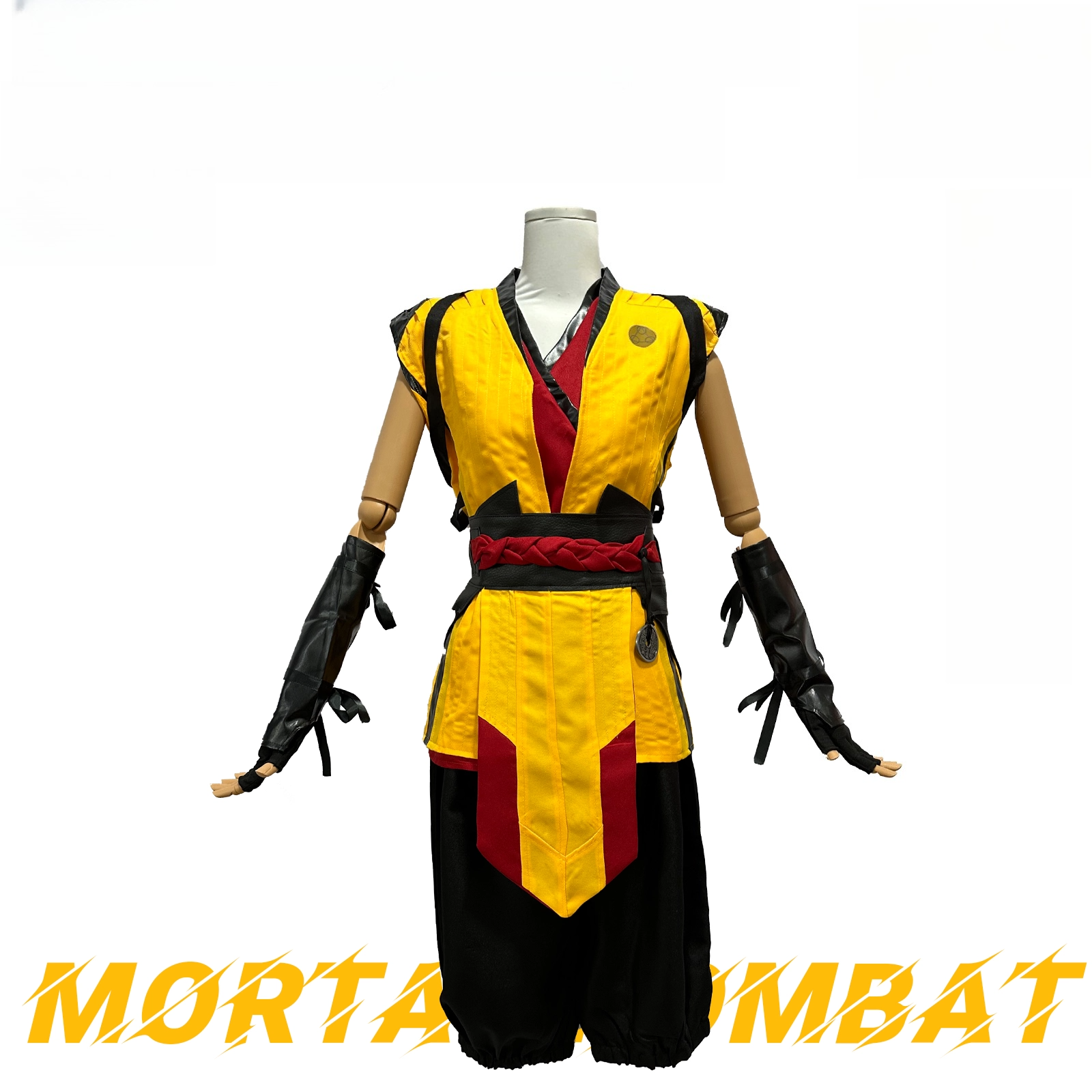 Mortal Kombat Scorpion Cosplay Costume Men Halloween Role Play Outfit - Halloweez