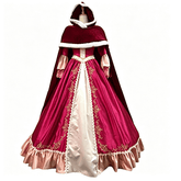 Beauty and the Beast Belle Winter Cosplay Dress Custom for Christmas Carnival