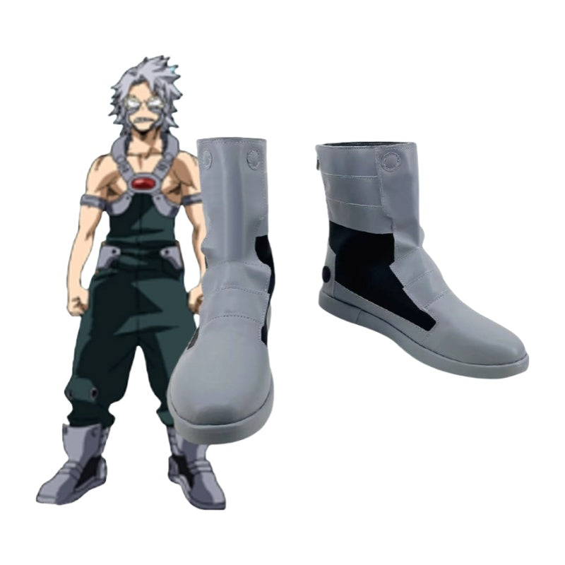 1391 My Hero Academia Tetsutetsu Tetsutetsu Cosplay Shoes for Anime Conventions - Halloweez