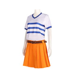 One Piece Nami Cosplay Costume - Anime Cosplay Outfit for Halloween, Conventions, and Role Play Performance