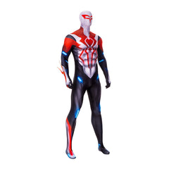Halloweez Spider-Man 2099 Miguel O'Hara Cosplay Bodysuit - High-Quality Men's Costume Jumpsuit for Enthusiasts & Events - Halloweez