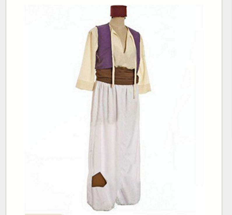 Halloween One Thousand and One Nights Aladdin Cosplay Costume for Anime Fans - Halloweez