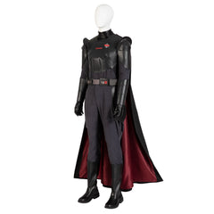 Halloweez Grand Inquisitor Cosplay Costume from Star Wars Obi-Wan Kenobi - Black Cloak Suit - Halloweez