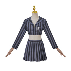 Wednesday Addams School Uniform Costume for Kids & Adults | Halloween & Cosplay - Halloweez