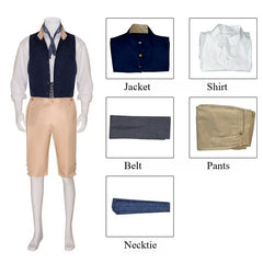The Little Mermaid Prince Eric Cosplay Costume,Custom for Halloween & Comic‑Con