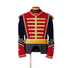 Regal Medieval Military Officer Jacket - Ballet Parade Cosplay Coat for Performances | Halloweez - Halloweez