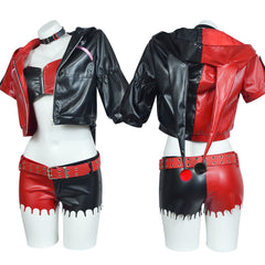 Harley Quinn Joker Girl Cosplay Costume - Suicide Squad Movie Halloween Outfit - Halloweez