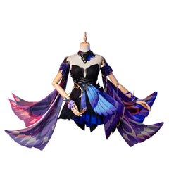Halloweez Keqing Opulent Splendor Genshin Impact Cosplay Costume - High-Quality Game-Inspired Attire - Halloweez