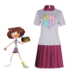 Amphibia Annie Bloom Cosplay Costume - Fantasy Swamp Character Outfit - Halloweez