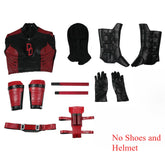 Daredevil Season 3 Red‑Black Cosplay Costume Custom‑Made for Halloween & Comic Con