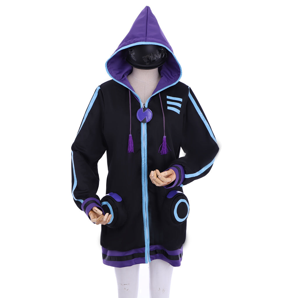 Halloweez Purple Heart Hoodie Cosplay Costume - Inspired by Hyperdimension Neptunia - Halloweez