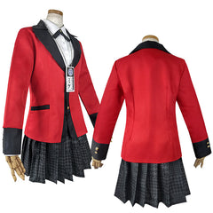 Kakegurui Yumeko Jabami Cosplay Costume Female School Uniform - Anime Cosplay Outfit - Halloweez