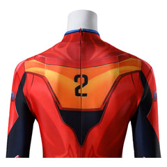 Neon Genesis Evangelion Asuka Langley EVA-02 Plug Suit Cosplay Costume - Halloweez