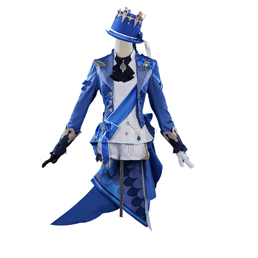 Halloweez Furina Costume - Hydro Archon Focalors Cosplay Outfit for Enthusiasts - Halloweez