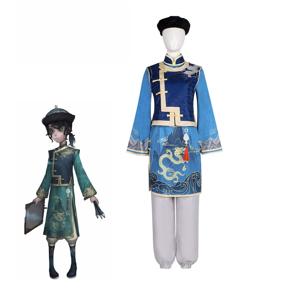Identity V Cosplay Costume Painter Golden Skin Rare Fashion Eternal Life Game Character Role-Playing Outfit - Halloweez