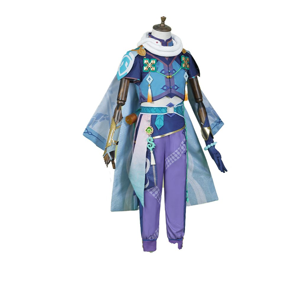 Halloweez Baizhu Cosplay Costume – Become the Enigmatic Character from Genshin Impact - Halloweez