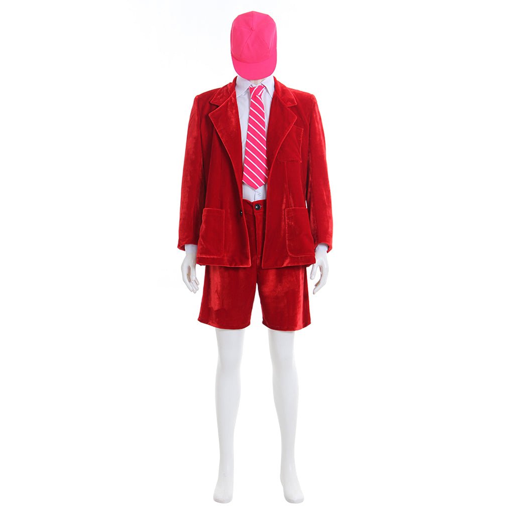 Halloweez Angus Young School Boy Cosplay Costume – Men’s Velvet Coat & Shorts Set - Halloweez