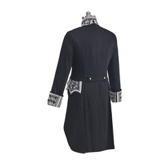 Medieval Victorian Gothic Men's Coat - Cosplay Costume for Anime & Gothic Lovers - Halloweez