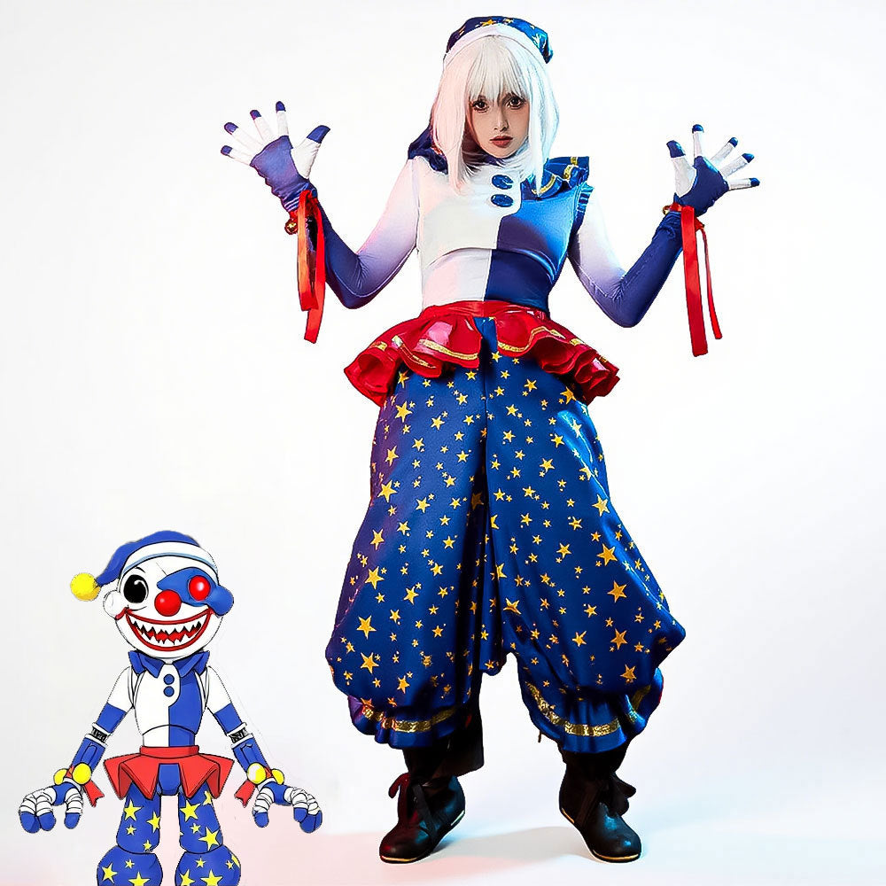 Moondrop Joker Halloween Cosplay Costume Full Set - Halloweez