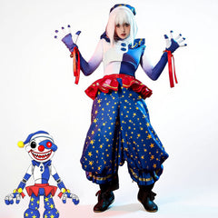 Moondrop Joker Halloween Cosplay Costume Full Set - Halloweez