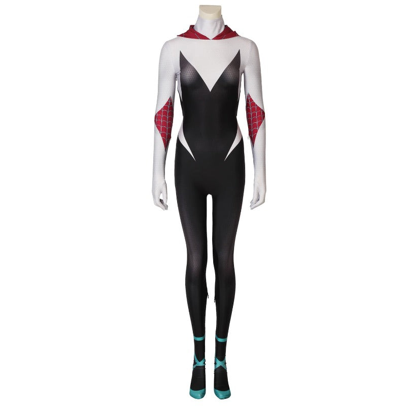 Halloweez Spider-Gwen Cosplay Bodysuit - Gwen Stacy Ver2 Costume - Halloweez