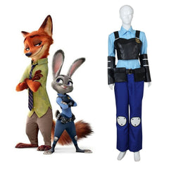Halloweez Adult Judy Cosplay Costume - ZPD Officer Fantasy Police Uniform for Women - Halloweez