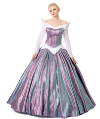 Adult Princess Aurora Cosplay Dress - Women's Aurora Color Changing Ball Gown Dress by Halloweez - Halloweez
