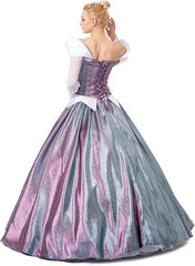 Adult Princess Aurora Cosplay Dress - Women's Aurora Color Changing Ball Gown Dress by Halloweez - Halloweez