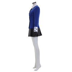 Stylish Women’s Blue Suit Coat Dress for Halloween & Theme Parties by Halloweez - Halloweez