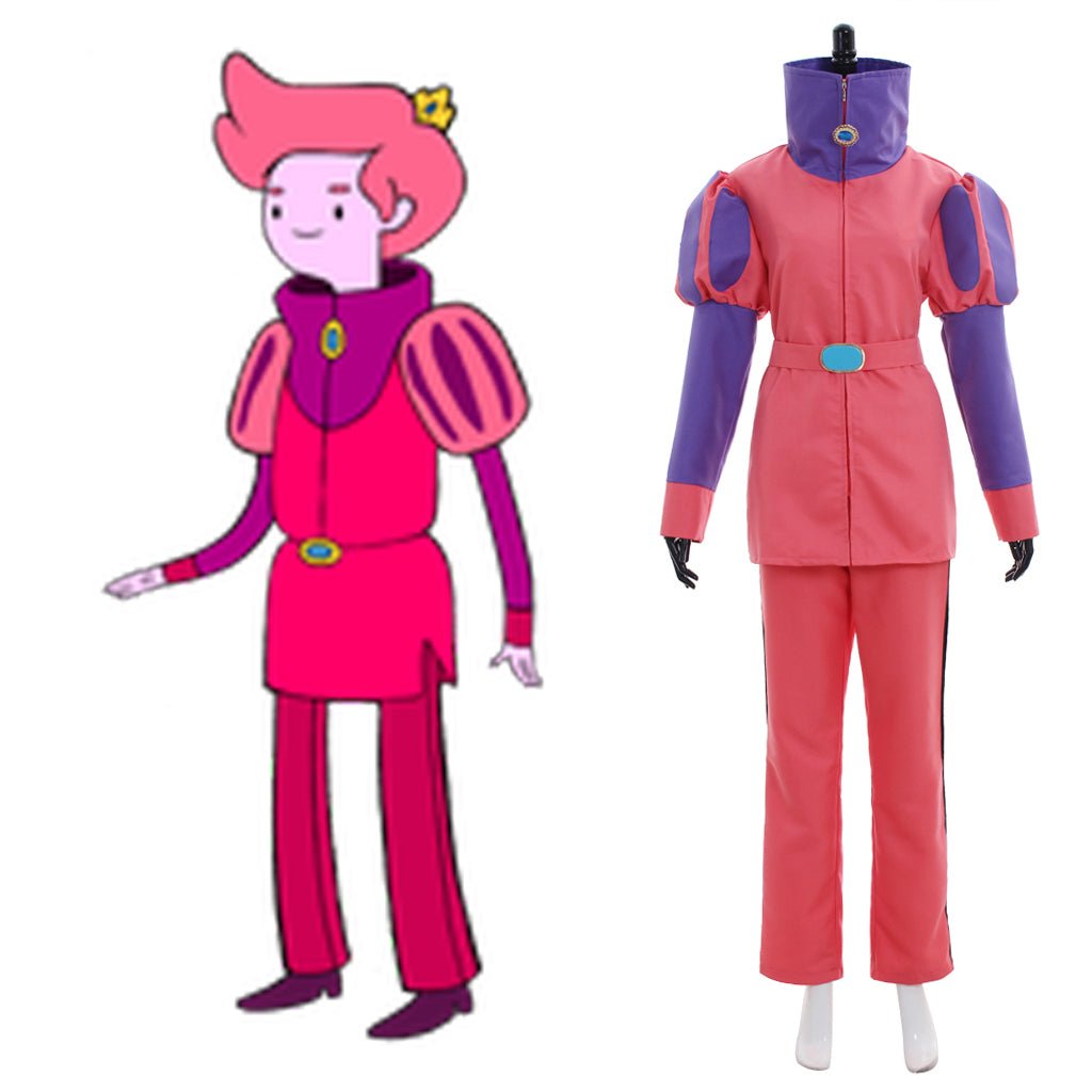 Halloweez Adult Adventure Time Prince Gumball Cosplay Costume - Halloweez
