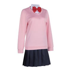 Dandadan Supernatural Armed Cosplay School Uniform Momoka Ayase Cosplay Costume Anime Outfit Hoodie - Halloweez