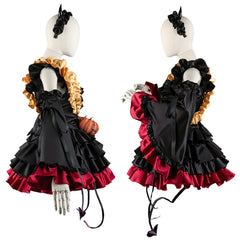 UTAU Kasane Teto Cosplay Costume - Anime Vampire Demon Dress for Halloween - Halloweez