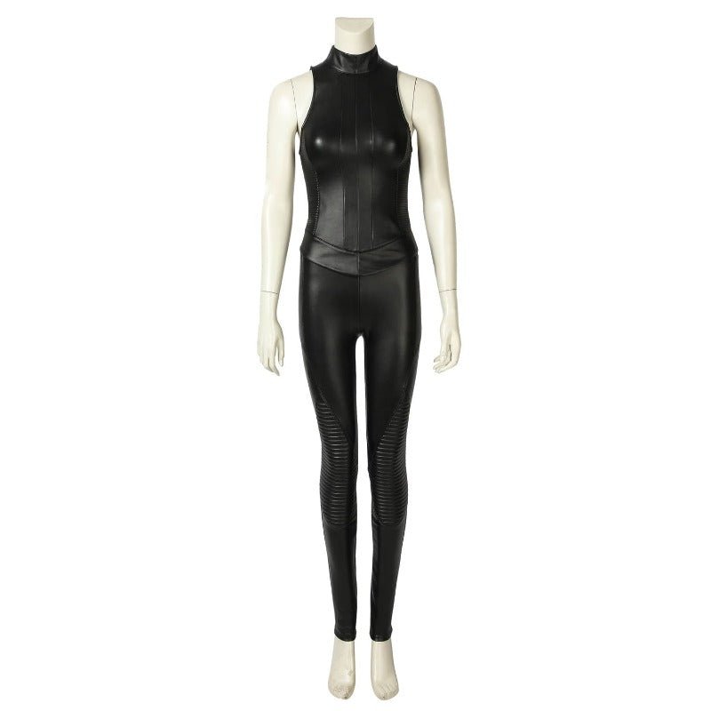 Halloweez Alita Battle Angel Cosplay Costume - Stylish Leather Vest and Pants for Halloween - Halloweez