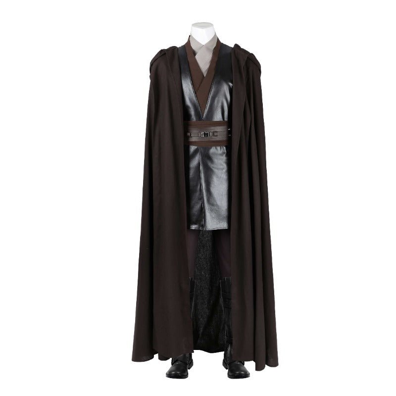 Halloweez Anakin Skywalker Cosplay Costume - Custom Darth Vader Jedi Knight Cape Halloween Outfit - Halloweez