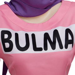 Halloweez Anime Bulma Cosplay Costume - Pink Dress with Accessories for Women Adults - Halloweez