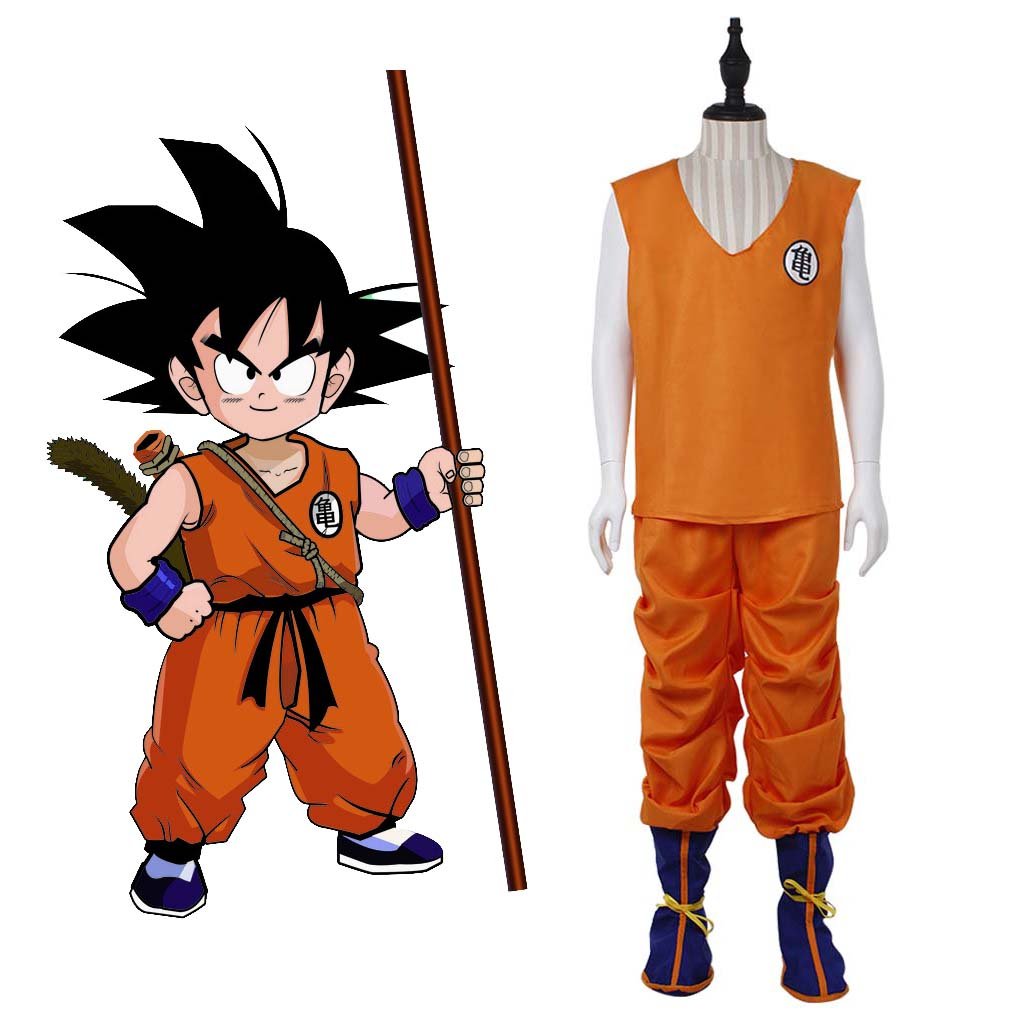 Epic Anime Dragon Ball Son Goku Cosplay Costume by Halloweez - Halloweez