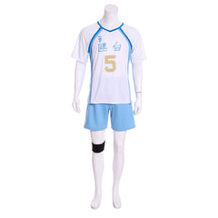 Halloweez Anime Haikyuu!! Hoshiumi Cosplay Volleyball Jersey Set - Halloweez