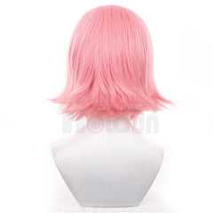 Halloweez Anime Haruno Sakura Cosplay Wig - Rose Net Synthetic Fiber with Adjustable Size for Christmas - Halloweez