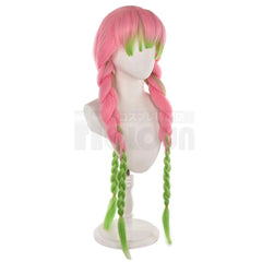 Halloweez Kanroji Mitsuri Cosplay Wig - Synthetic Fiber, Adjustable, Heat Resistant - Halloweez