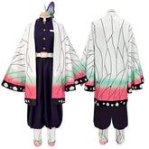 Halloweez Shinobu Cosplay Wig with Purple Embroidery, Top, Pants, Haori, and Belt - Perfect for Halloween & Christmas - Halloweez
