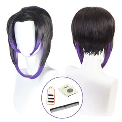 Halloweez Kochou Shinobu Cosplay Wig - Premium Synthetic Fiber with Adjustable Cap for Anime Fans - Halloweez