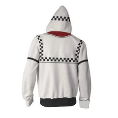 Halloweez Roxas Cosplay Outfit - 3D Printed Zipper Sweatshirt for Men & Women - Halloweez
