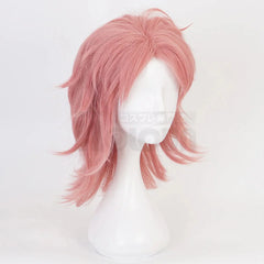 Halloweez Anime Saito Cosplay Wig - Rose Net Synthetic Fiber with Adjustable Size and Heat Resistant Cap - Halloweez