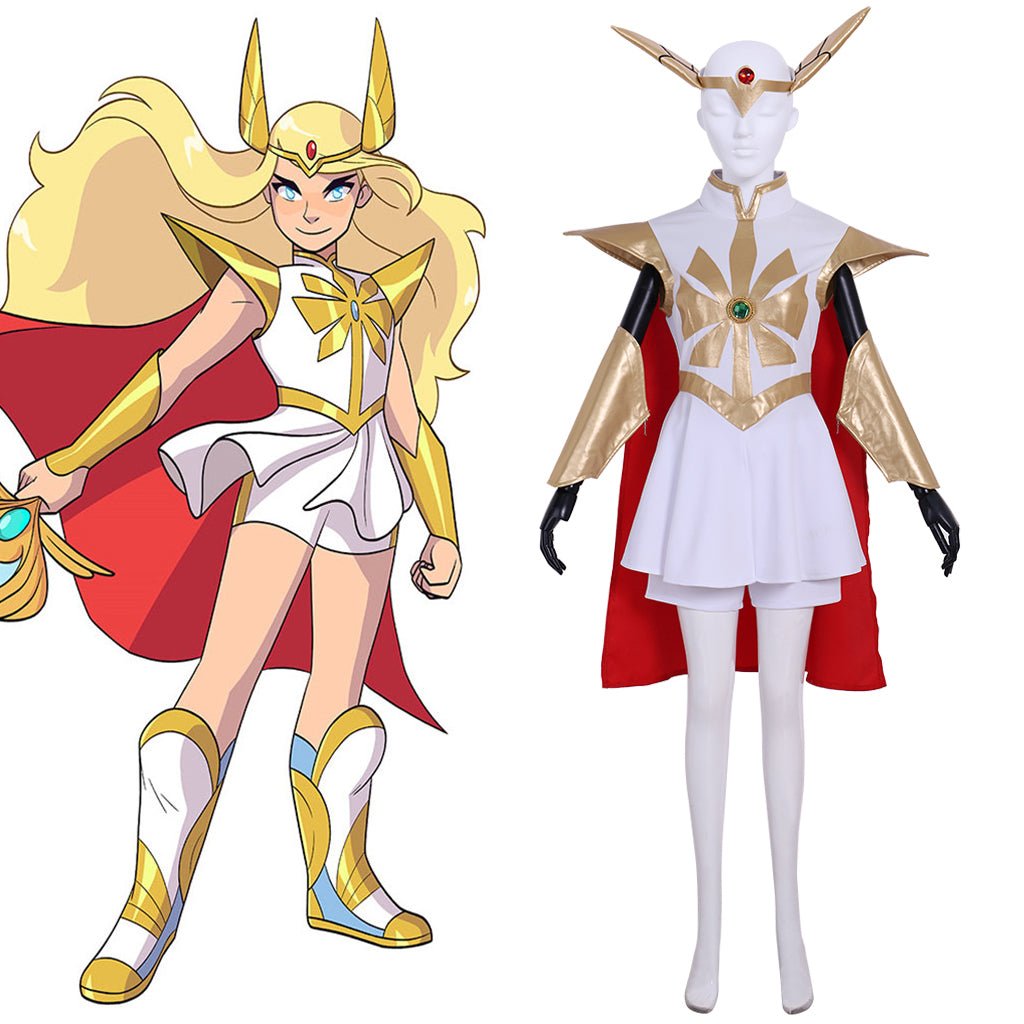 Halloweez She-Ra Princess of Power Cosplay Dress & Cloak Set - Halloweez