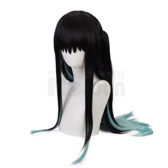 Halloweez Muichirou Cosplay Wig - High-Quality Synthetic Fiber with Adjustable Size for Cosplay and Halloween - Halloweez
