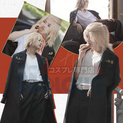 Stylish Anime Tokyo Manji Gang Manjiro Sano Mikey Cosplay Costume by Halloweez - Perfect for Halloween & Christmas Parties - Halloweez