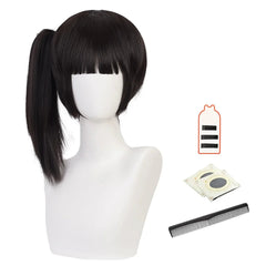 Halloweez Anime Tsuyuri Kanawo Cosplay Wig - Synthetic Fiber, Adjustable, Heat Resistant for Halloween - Halloweez